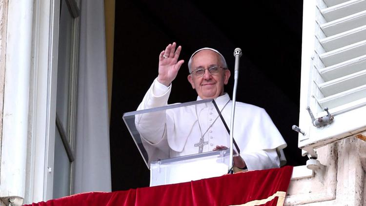 Постер Angelus con Papa Francesco