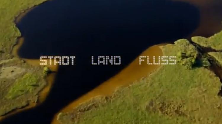 Постер Stadt – Land – Fluss