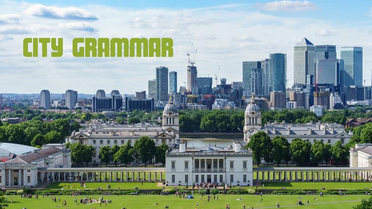 Постер City Grammar. Greenwich