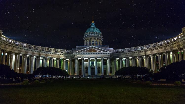 Постер Божественная литургия из Казанского кафедрального собора города Санкт-Петербурга