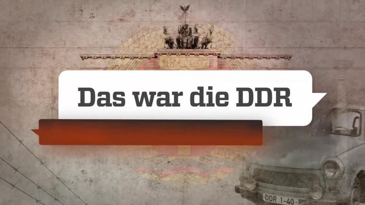 Постер Das war die DDR