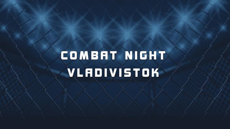 Постер Турнир ММА «Combat Night Vladivistok»