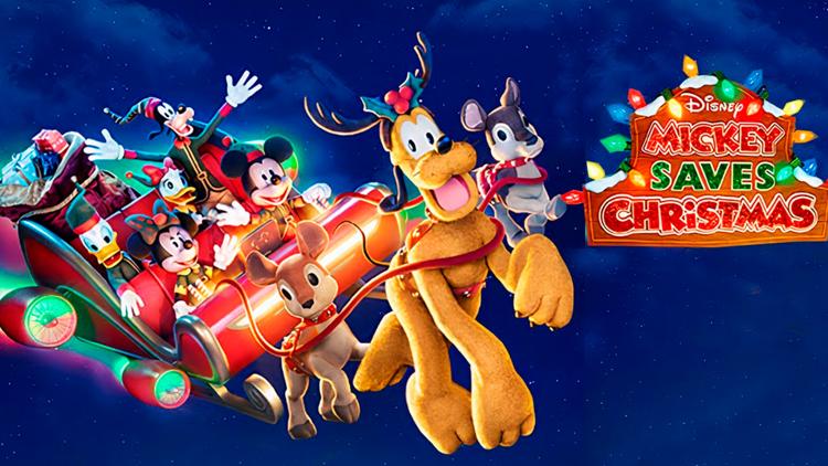 Постер Mickey Saves Christmas