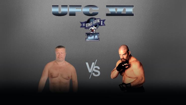 Постер «Новая классика». Смешанные единоборства. UFC 1995! UFC 6. Олег Тактаров против Тэнка Эббота