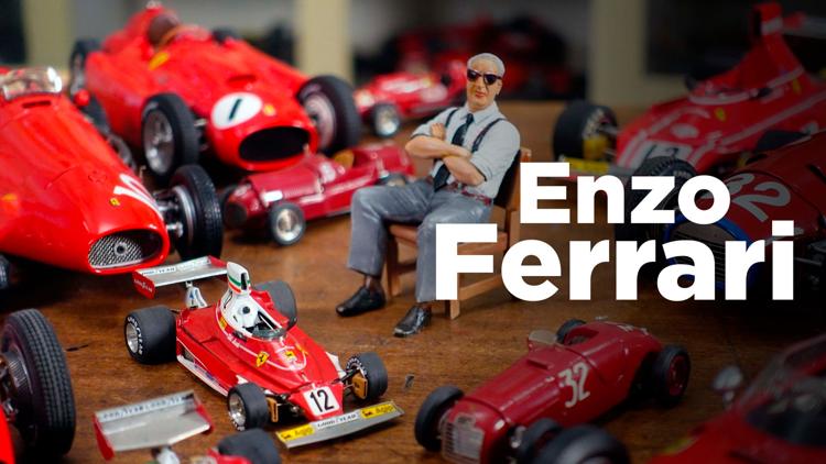 Постер Enzo Ferrari, le rouge et le noir