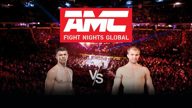 Постер Смешанные единоборства. AMC Fight Nights 17. Максим Гришин vs Тревор Прэнгли