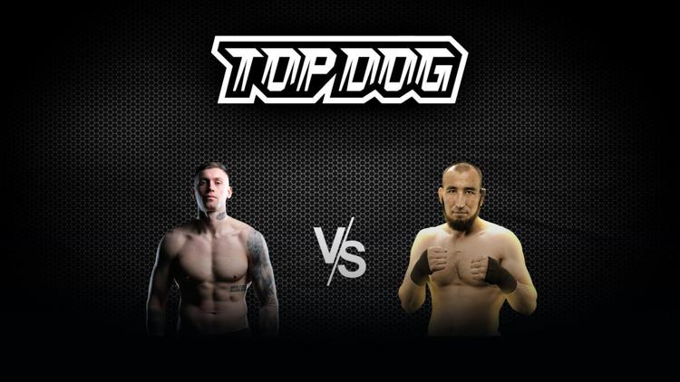 Постер Top Dog FC 7. Максим «ВДВ» Фёдоров vs Багдат «Казах» Дюсембаев