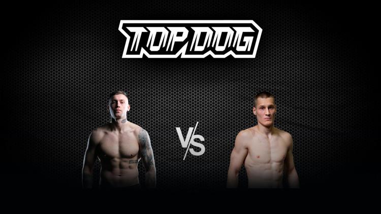 Постер Top Dog FC 9. Максим «ВДВ» Фёдоров vs Денис «Ураган» Дула