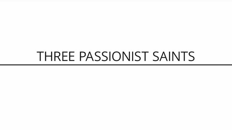 Постер Three passionist saints