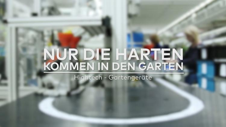 Постер Nur die Harten kommen in den Garten - Hightech-Gartengeräte