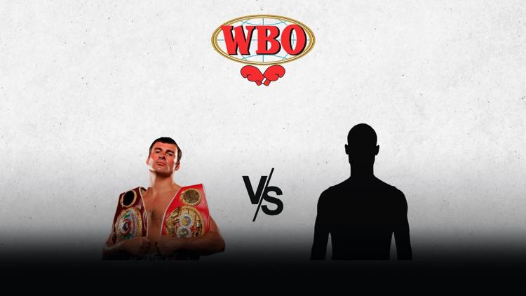 Постер Бокс. Бой за титул WBO во 2-м среднем весе. Джо Кальзаге-Чарльз Брюер