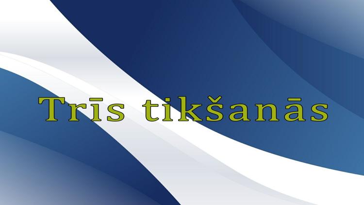 Постер Trīs tikšanās