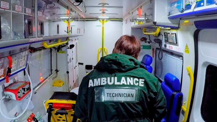 Постер Inside the Ambulance