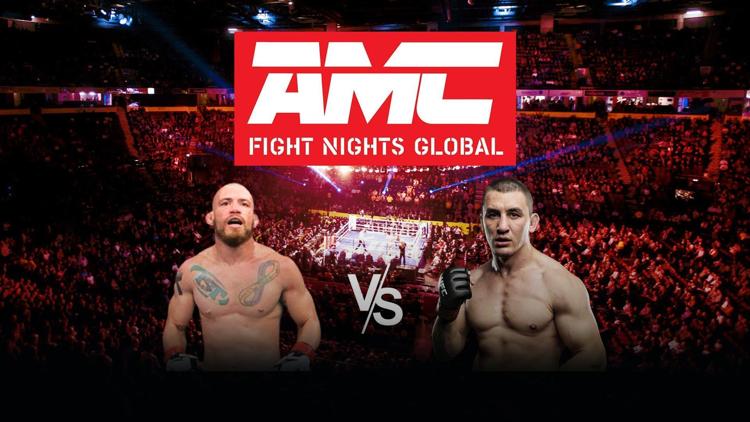 Постер Смешанные единоборства. AMC Fight Nights 117. Марсио Сантос vs Дмитрий Арышев