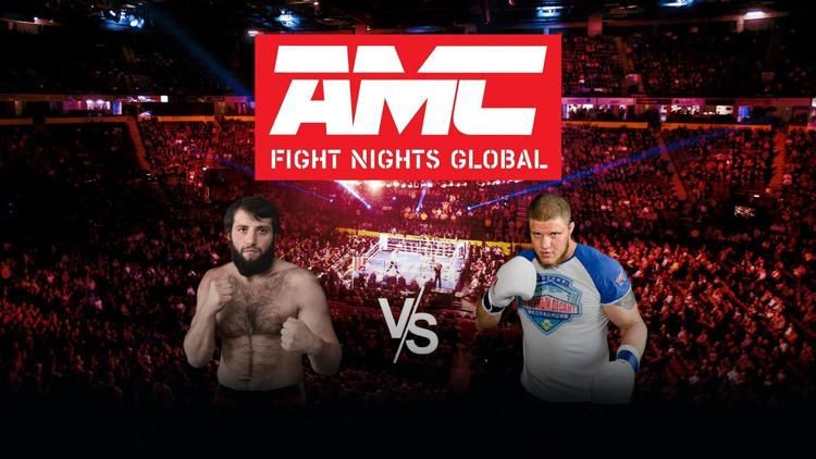 Постер Смешанные единоборства. AMC Fight Nights 119. Юсуп Шуаев vs Григорий Пономарев