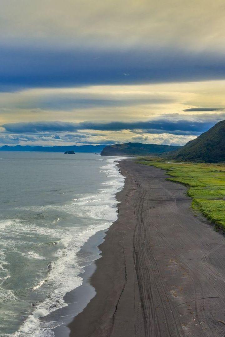 Халактырский пляж вечер Камчатка (halaktyrskij-pljazh-vecher-kamchatka) Досуг, хобби