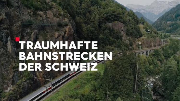 Постер Traumhafte Bahnstrecken der Schweiz