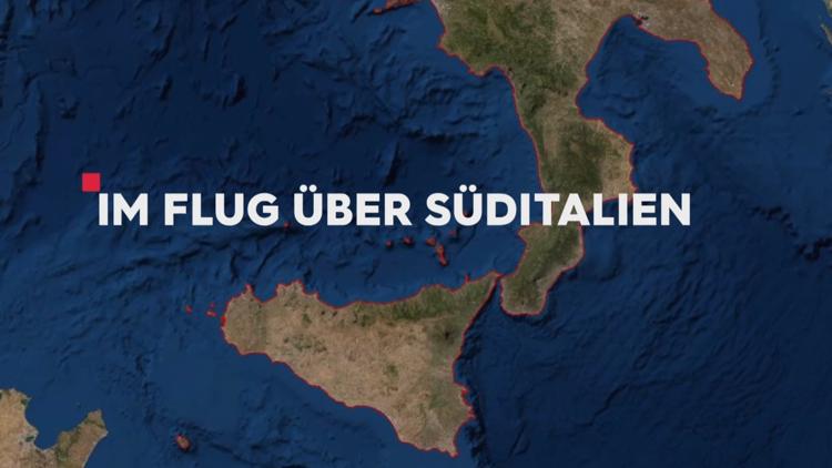 Постер Im Flug über Süditalien