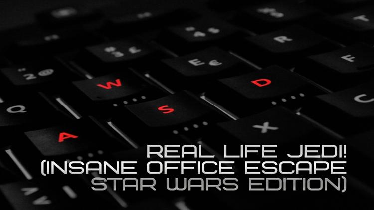 Постер Real life Jedi! (Insane office escape Star Wars edition)