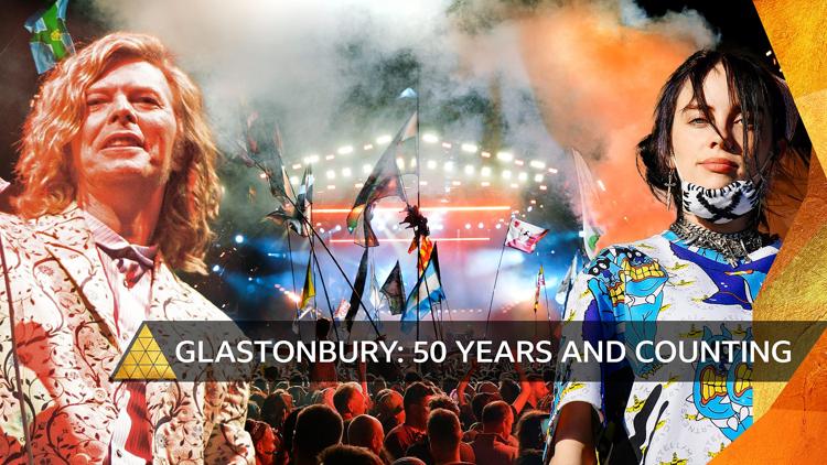 Постер Glastonbury: 50 Years and Counting