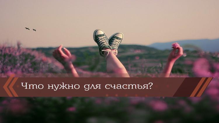 Постер Что нужно для счастья?