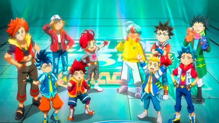 Постер Beyblade Burst QuadStrike