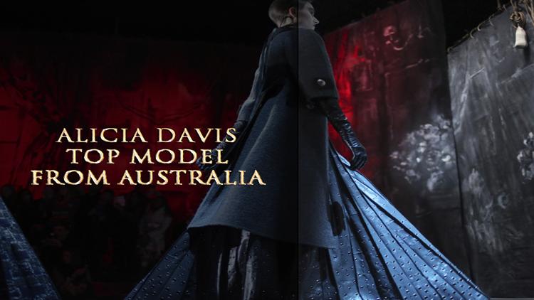 Постер Alicia davis top model from australia