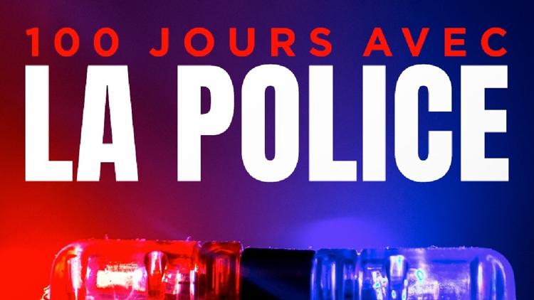 Постер 100 jours avec la police