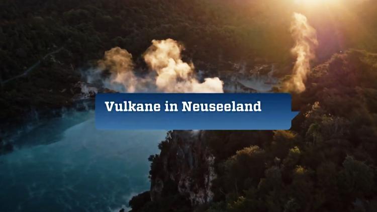 Постер Vulkane in Neuseeland