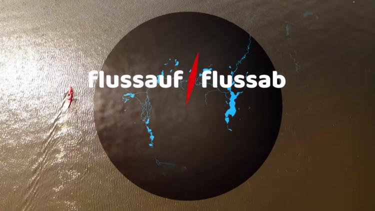 Постер Flussauf, flussab