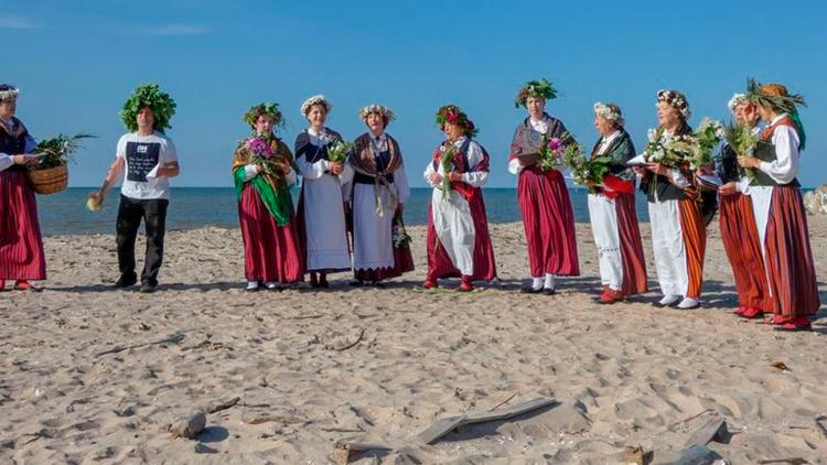 Постер Lettlands weiße Küste — Vom Zauber einer Sommernacht