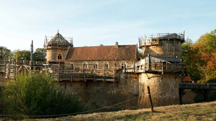 Постер Guédelon II. Die Burg-Baustelle