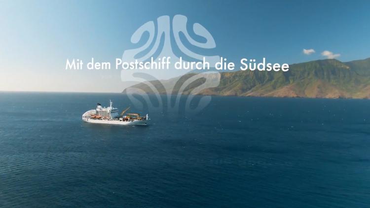 Постер Mit dem Postschiff durch die Südsee