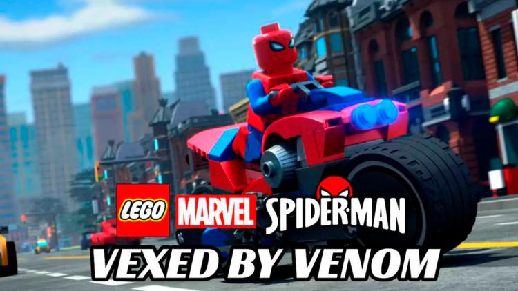 Постер Lego Marvel: Веном разгневал Человека паука