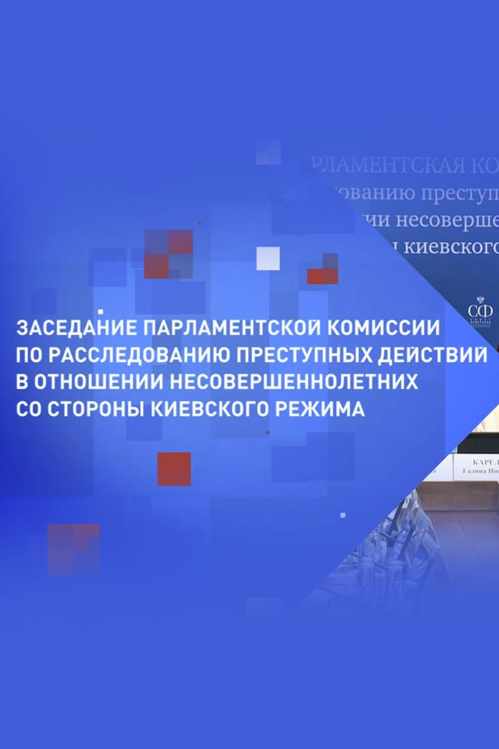 Заседание парламентской комиссии по расследованию преступных действий в отношении несовершеннолетних со стороны киевского режима (zasedanie-parlamentskoj-komissii-po-rassledovaniju-prestupnyh-dejstvij-v-otnoshenii-nesovershennoletnih-so-storony-kievskogo-rezhima) Другое