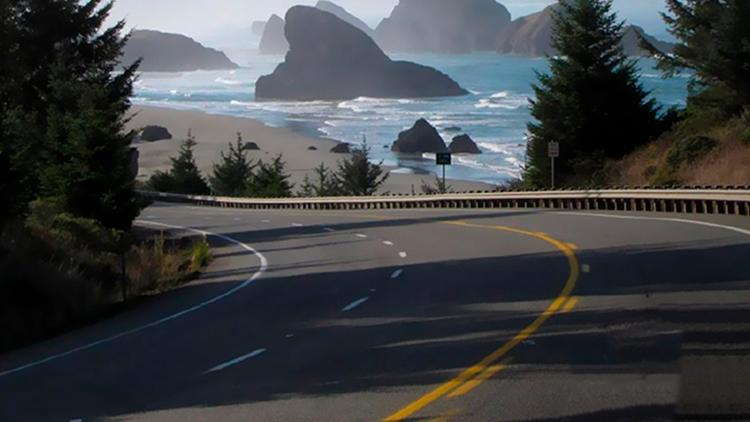 Постер U.S. Route 101, de Seattle à la Californie