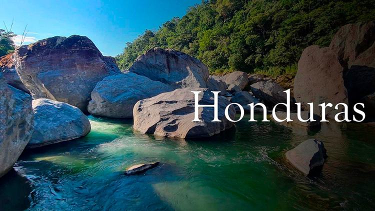 Постер Honduras - Von Regenwald und Strand