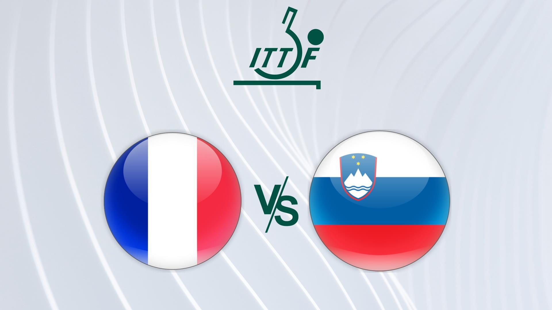 Настольный теннис. Командный чемпионат Европы. Мужчины. 1/8 финала. Франция - Словения (nastolnyj-tennis-komandnyj-chempionat-evropy-muzhchiny-18-finala-frantsija-slovenija) Спорт