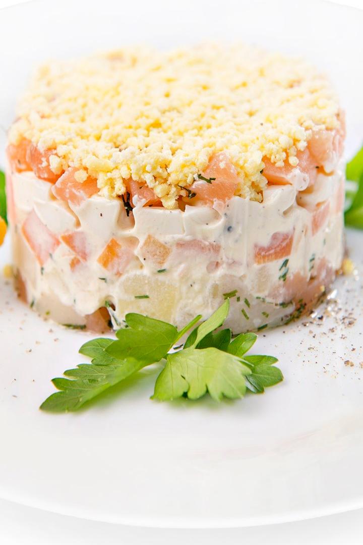 Салат с рыбными консервами (salat-s-rybnymi-konservami) Досуг, хобби