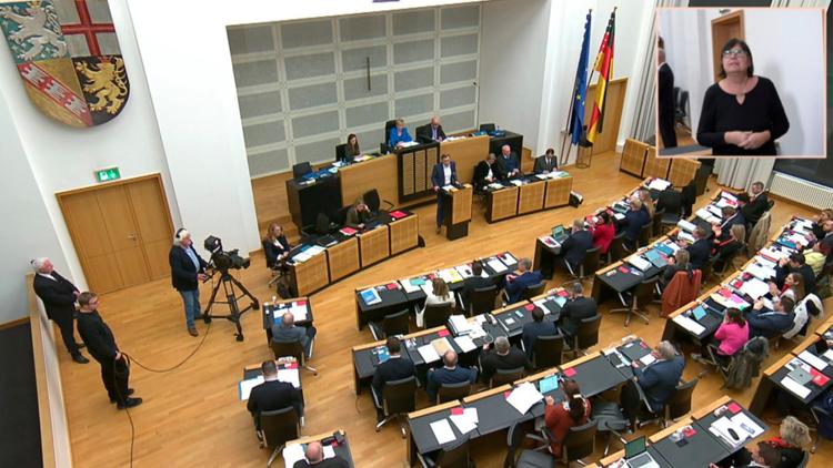 Постер Live aus dem Landtag des Saarlandes