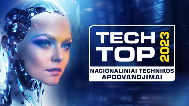 Постер Devintieji Nacionaliniai technikos apdovanojimai «Tech Top 2023»