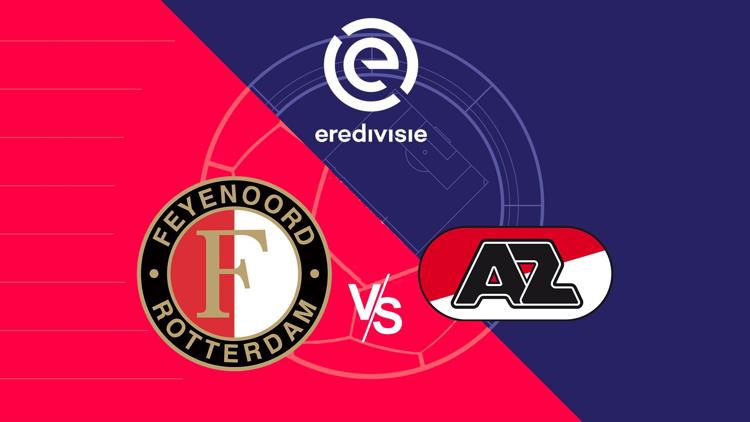 Постер «Feyenoord - AZ Alkmaar» Hollanda Eredivisie 12.Hafta