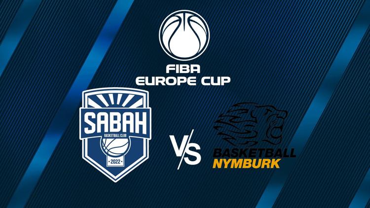 Постер Basketbol. FİBA Avropa Kuboku. Sabah BK (Azərbaycan) - Nimburk (Çex Respublikası)