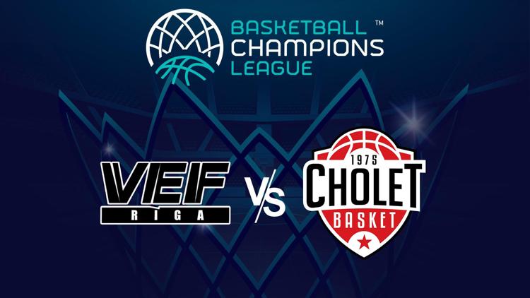 Постер Basketball: BCL 2023/24 - VEF Riga – Cholet Basket