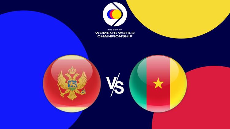 Постер Handball : Championnat du monde féminin. Monténégro / Cameroun