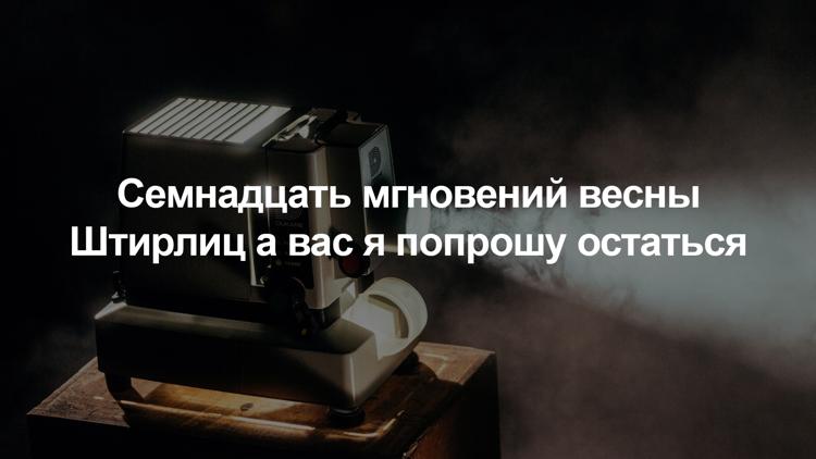 Постер Семнадцать мгновений весны. Штирлиц, а вас я попрошу остаться!