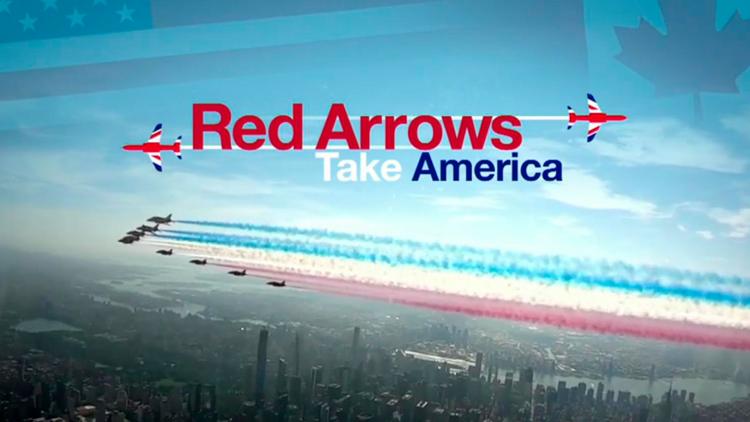 Постер Red Arrows Take America