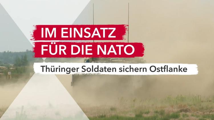 Постер Thüringer Soldaten sichern die Ostflanke