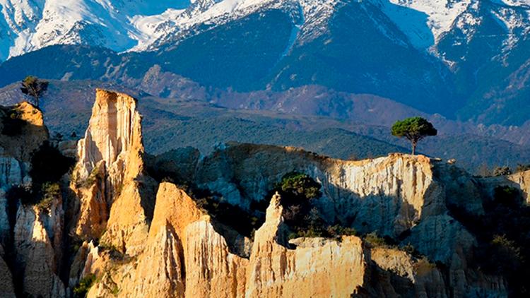 Постер Mer et montagne, le monde sauvage des Pyrénées