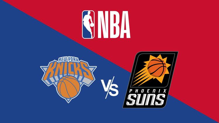 Постер NBA Basketball. New York Knicks at Phoenix Suns